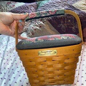 Longaberger Small Basket with lid